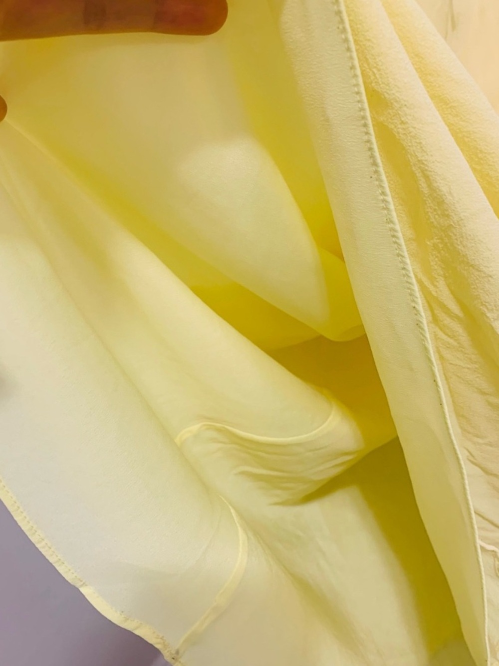 Club Monaco Light Yellow Layered Spaghetti-Strap Dress - Picture 9 of 11